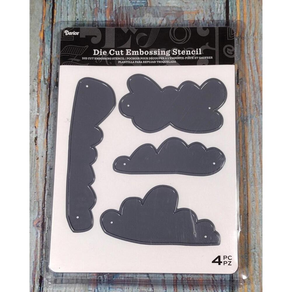 Darice Die Cut Embossing Stencil Set -‎ 4 Pieces
